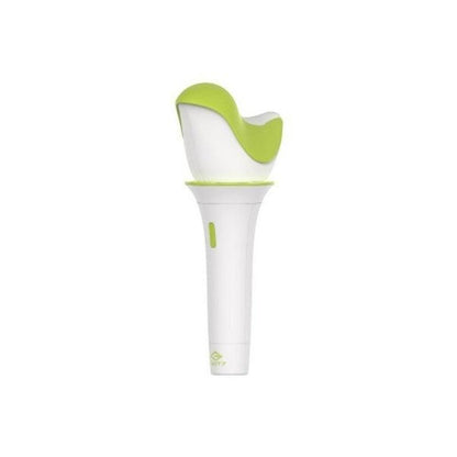 Lightstick Shop GOT7 Ahgabong Version 3 lightstick with white handle and iconic green bird-shaped top