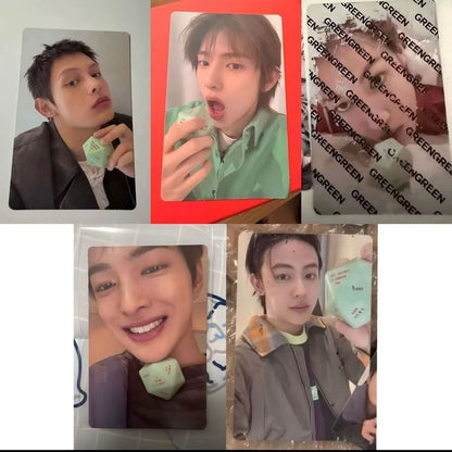 CORTIS GREENGREEN Dice version collectible photocards featuring members holding green dice