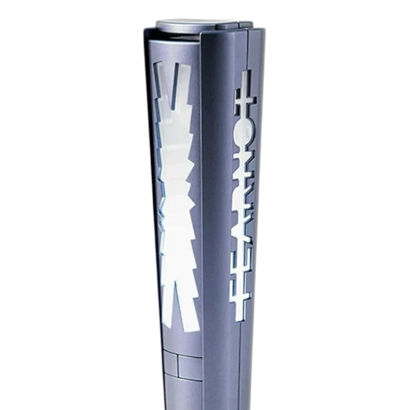 LE SSERAFIM Lightstick in metallic grey with FEARNOT cutout design