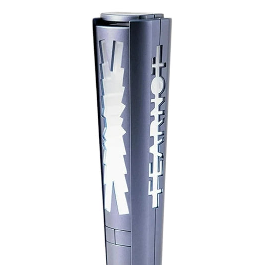 LE SSERAFIM Lightstick in metallic grey with FEARNOT cutout design