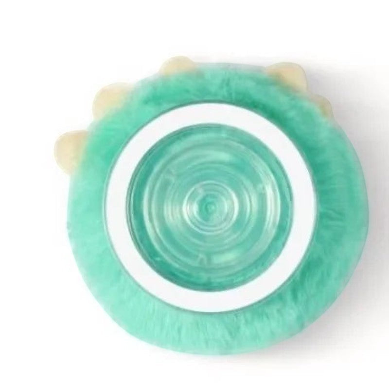 CORTIS Ball griptok in mint green plush with the collapsible grip centre