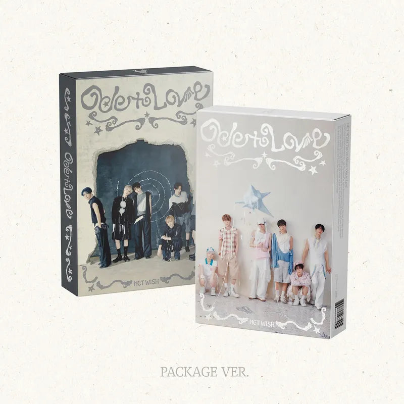 Ode to Love 1st Album Package Ver. both covers - NCT WISH Album