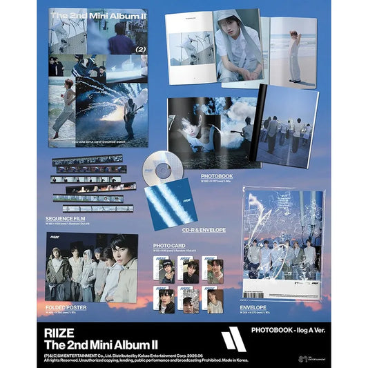 II 2nd Mini Album Photobook IIog A Ver. - RIIZE Album